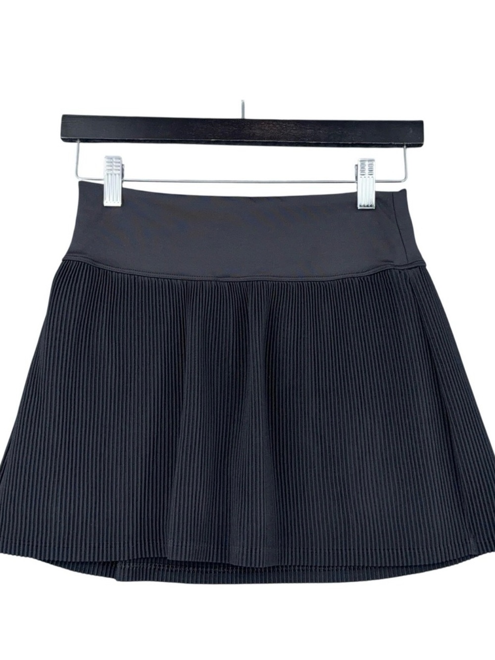 all in motion Black Pleated Mini Skirt